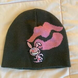 Jim Benton Happy Bunny beanie